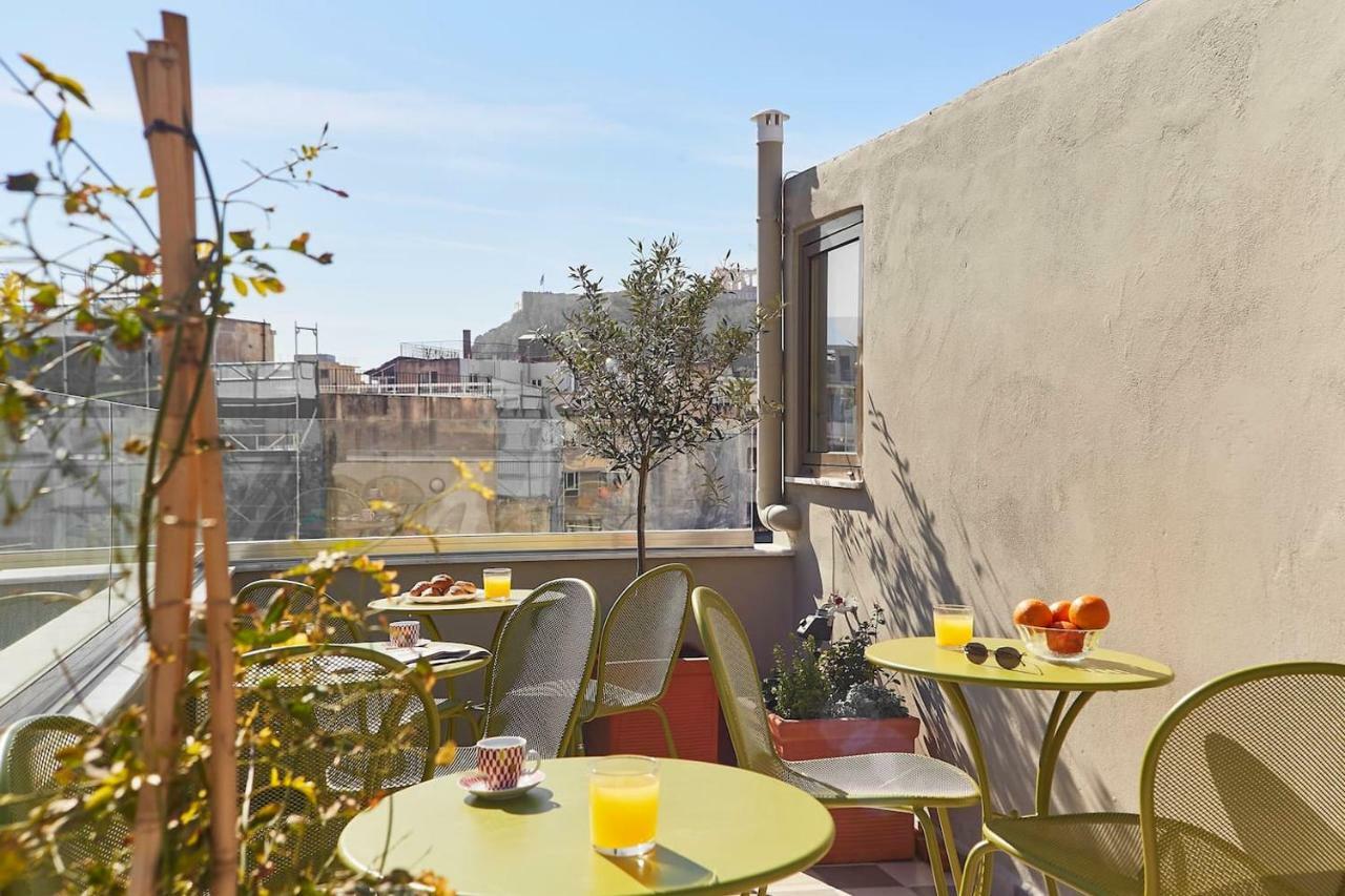 Spacious Suite W. Huge Balcony + Acropolis View Atenas Exterior foto