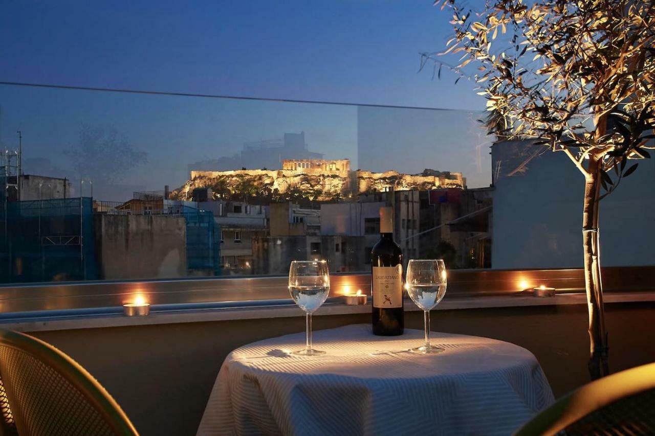 Spacious Suite W. Huge Balcony + Acropolis View Atenas Exterior foto