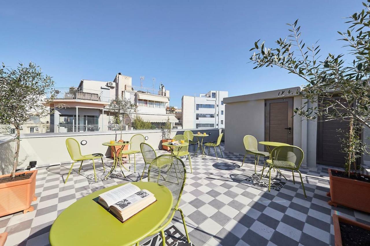 Spacious Suite W. Huge Balcony + Acropolis View Atenas Exterior foto